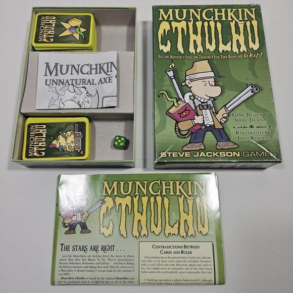 Other - Munchkin CTHULHU Card Board Game By Steve Jackson